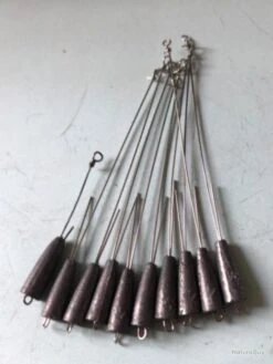 10 Plomb Lancer Conique Avec Avançon 3 Gr Démontable Pêche Truite Lemer