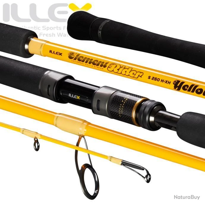 Canne Spinning Illex Element Rider X5 S 250 H-XH Yellow Blood 2.50m 20-100g