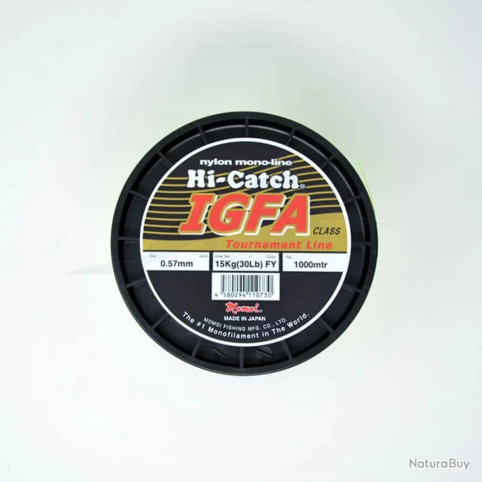 Hi-Catch Momoi IGFA Class Nylon Mono-line Jaune 30lb