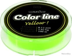 Monofilament Pezon & Michel Eaux Vives Color Line Yellow 14,8/100-1,5KG