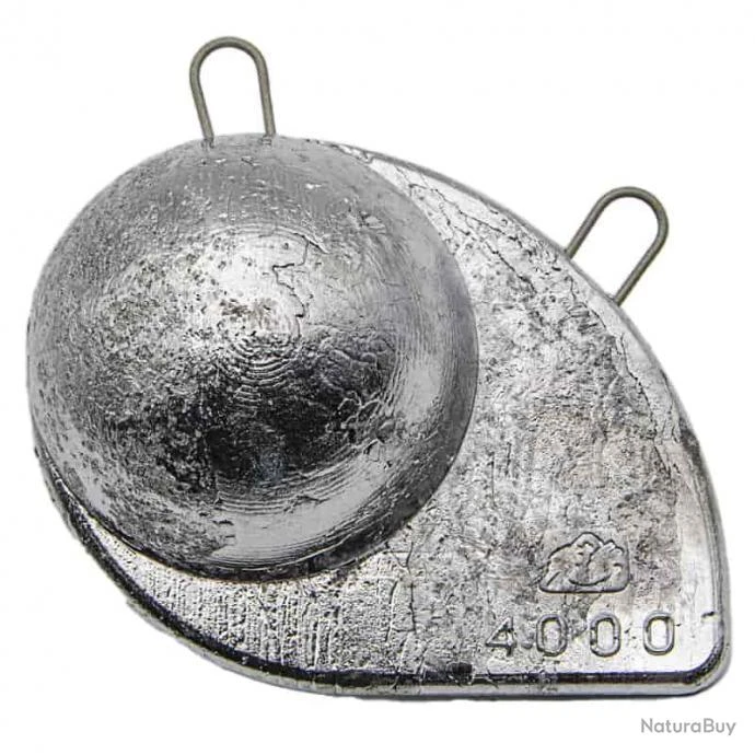 Plomb Lemer Traine Downrigger Boule 4Kg