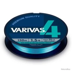 Tresse Varivas 4 WT Blue 150m 150m PE 1 18lb