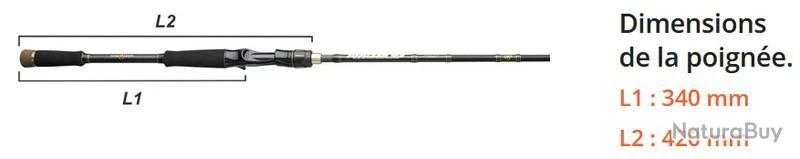 Ionizer G2 1.98 M 28-200 G INGCP 662 XXH Power Game Serie Canne Casting Sakura – Image 3