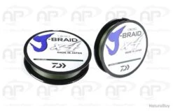 Tresse Daiwa J Braid X4 Dark Green 0,21mm 135m 12,4kg