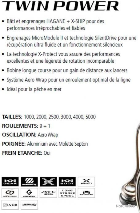 Twin Power FD C5000XG Moulinet Spinning Shimano – Image 2