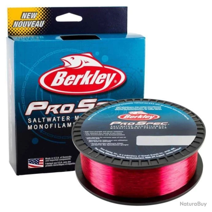 Nylon Berkley Pro Spec Saltwater Rouge - 1000 M - 22/100 - 3,6 Kg