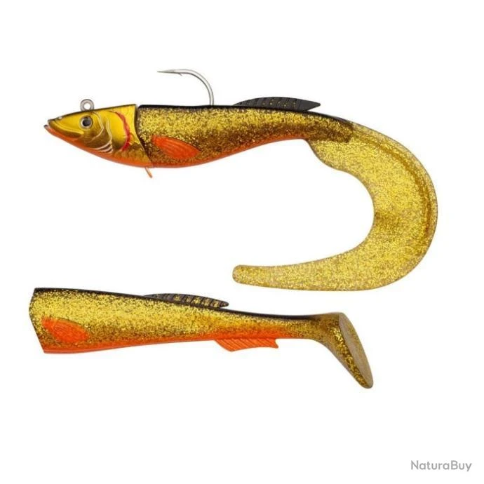 Berkley Leurres Souples Berklet PowerBait - Power Herring - Red Chartreuse / 18 Cm – Image 7