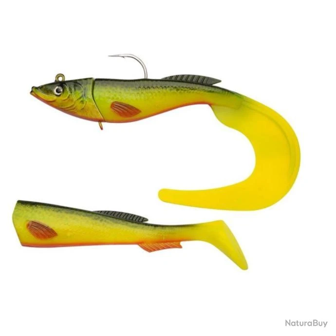 Berkley Leurres Souples Berklet PowerBait - Power Herring - Red Chartreuse / 18 Cm – Image 12